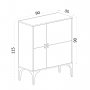 HANAH HOME Komoda Moon - slika 5