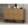 HANAH HOME Komoda Hartın Sapphire Oak Gold - slika 2