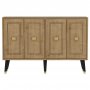 HANAH HOME Komoda Hartın Sapphire Oak Gold - slika 3