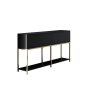 HANAH HOME Komoda Lord Black Gold - slika 3