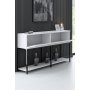 HANAH HOME Komoda Lord Black White - slika 2