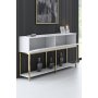 HANAH HOME Komoda Lord White Gold - slika 2