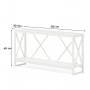 HANAH HOME Polica Modus White - slika 4