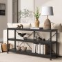 HANAH HOME Polica Weena Black - slika 3