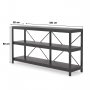 HANAH HOME Polica Weena Black - slika 5