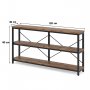 HANAH HOME Polica Weena Brown - slika 5
