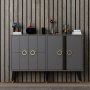 HANAH HOME Komoda Eagle Anthracite - slika 1