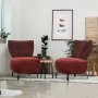 Atelier del Sofa Set fotelja Loly Set Claret Red - slika 1