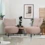 Atelier del Sofa Set fotelja Loly Set Salmon - slika 1