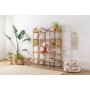 HANAH HOME Polica za knjige Nala 120 Natural - slika 1