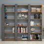 HANAH HOME Polica za knjige City 3 Walnut Chalcedony - slika 2
