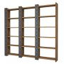 HANAH HOME Polica za knjige City 3 Walnut Chalcedony - slika 3