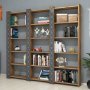 HANAH HOME Polica za knjige City 3 Walnut Chalcedony - slika 1