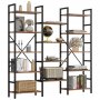 HANAH HOME Polica za knjige Arty Brown - slika 4