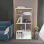 HANAH HOME Polica za knjige Valero White Gold - slika 1