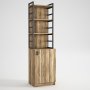 HANAH HOME Polica za knjige Lost Walnut - slika 5