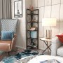 HANAH HOME Polica za knjige Remo Black - slika 3