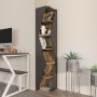 HANAH HOME Polica za knjige Arrow Black Walnut - slika 2