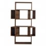 HANAH HOME Polica za knjige Box Walnut - slika 4