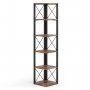 HANAH HOME Polica za knjige Logan 5 Brown - slika 4