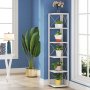 HANAH HOME Polica za knjige Logan 5 White - slika 2