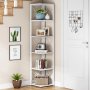 HANAH HOME Polica za knjige Logan 5 White - slika 1