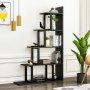 HANAH HOME Polica za knjige Step Black - slika 2