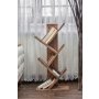 HANAH HOME Polica za knjige Cemo Wooden Walnut - slika 3