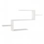 HANAH HOME Polica za knjige Twist White - slika 2