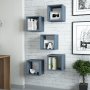 HANAH HOME Zidna polica Box Blue - slika 3