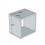 HANAH HOME Zidna polica Box Blue - slika 4