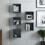 HANAH HOME Zidna polica Box Blue - slika 1