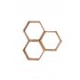 HANAH HOME Zidna polica Elfo Walnut - slika 3