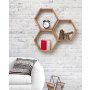 HANAH HOME Zidna polica Elfo Walnut - slika 1