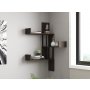 HANAH HOME Zidna polica Bombe Anthracite - slika 2