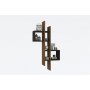HANAH HOME Zidna polica Emse Oak Anthracite - slika 3