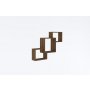 HANAH HOME Zidna polica Silver Walnut - slika 3