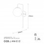 OPVIQ Zidna lampa Viran 10925 - slika 5