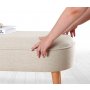 Atelier del Sofa Tabure Lednok Cream - slika 4
