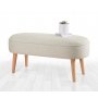 Atelier del Sofa Tabure Lednok Cream - slika 1