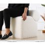 Atelier del Sofa Tabure Monlik Kurk White - slika 2