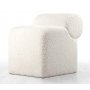 Atelier del Sofa Tabure Monlik Kurk White - slika 4