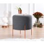 Atelier del Sofa Tabure Copper 47 Dark Grey - slika 1