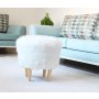 Atelier del Sofa Tabure Fox White - slika 2
