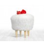 Atelier del Sofa Tabure Fox White - slika 1
