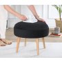 Atelier del Sofa Tabure Romley Black - slika 2