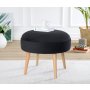 Atelier del Sofa Tabure Romley Black - slika 1