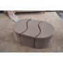 Atelier del Sofa Tabure Alya Puf Mink - slika 1