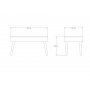 Atelier del Sofa Tabure Talu Orange - slika 3