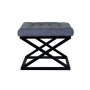 Atelier del Sofa Tabure Capraz Black Blue - slika 1